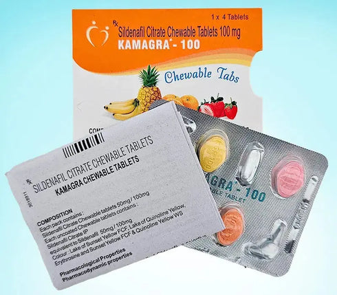 Kamagra 100 Chewable - Dropsuri masticabile cu arome - Kamagra Jelly Romania