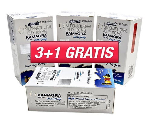 KAMAGRA ORAL JELLY – OFERTĂ DE 3+1 GRATIS