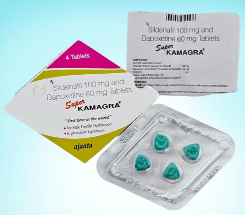 SUPER KAMAGRA 2 ÎN 1 ORIGINALĂ Pastile 2 în 1 pentru erecție și ejaculare
