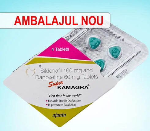 SUPER KAMAGRA 2 ÎN 1 ORIGINALĂ Pastile 2 în 1 pentru erecție și ejaculare